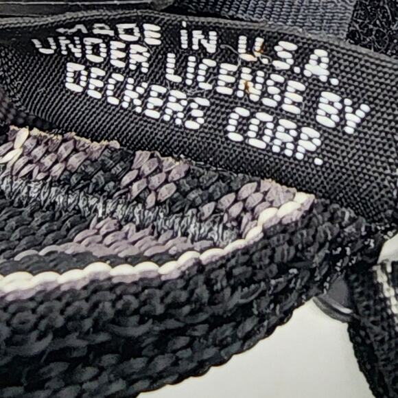 Vintage Teva Sandals Men 9 USA Made Grey Black Zigzag Sport Water Fishing Shoes - Picture 8 of 11